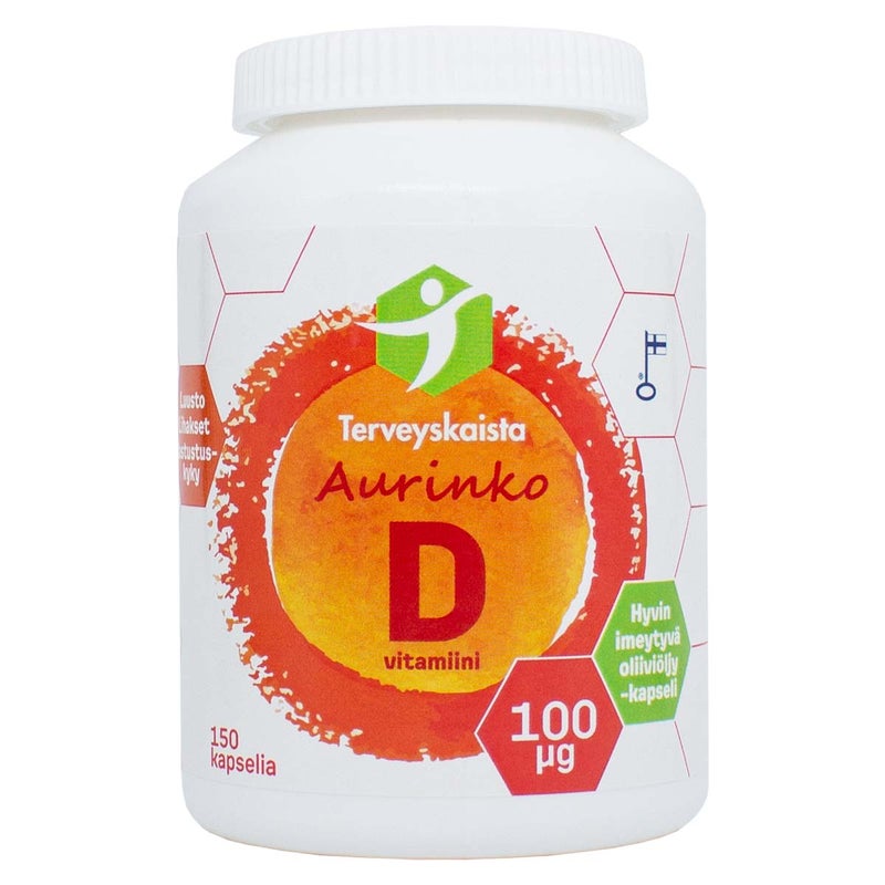 D-vitamiini Aurinko 100 &micro;g