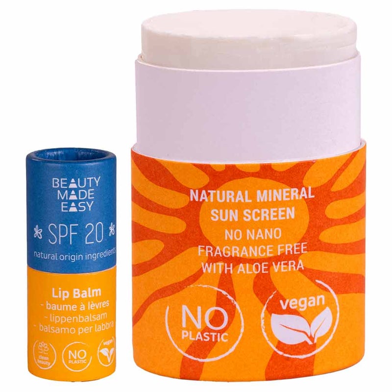 Sun Care Pack aurinkosuojavoide SPF50 + huulivoide SPF20