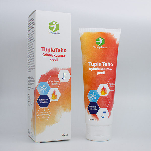 Kylm&auml;- / kuumageeli TuplaTeho 120 ml