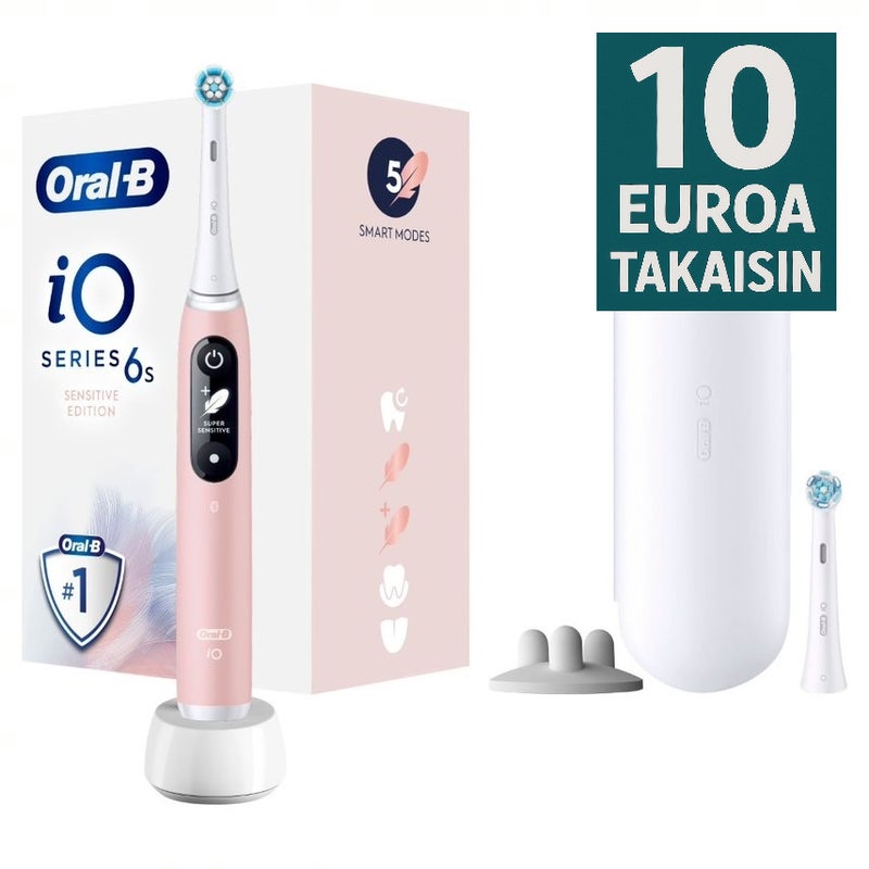 Oral-B iO 6 &ndash; &Auml;lyk&auml;st&auml; puhtautta ja hell&auml;varaista tehoa